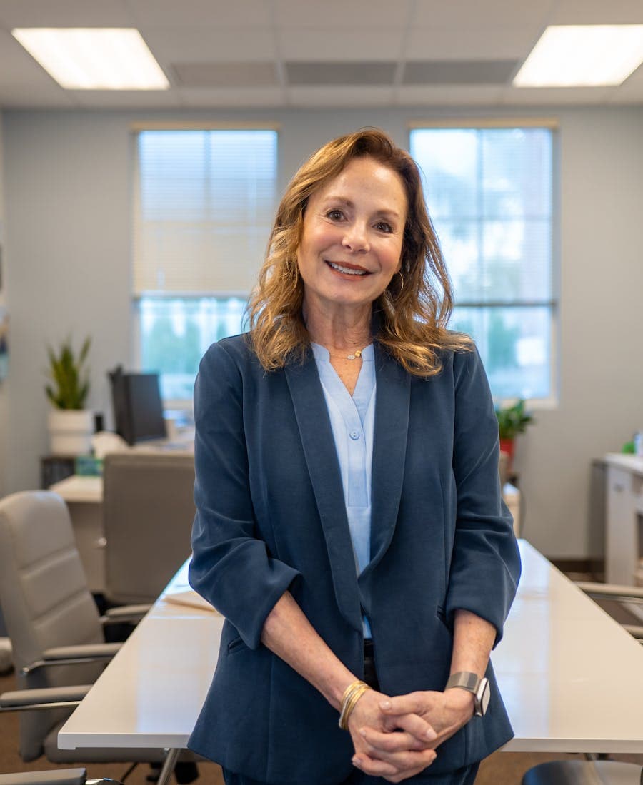 A compliance leader in a modern office
